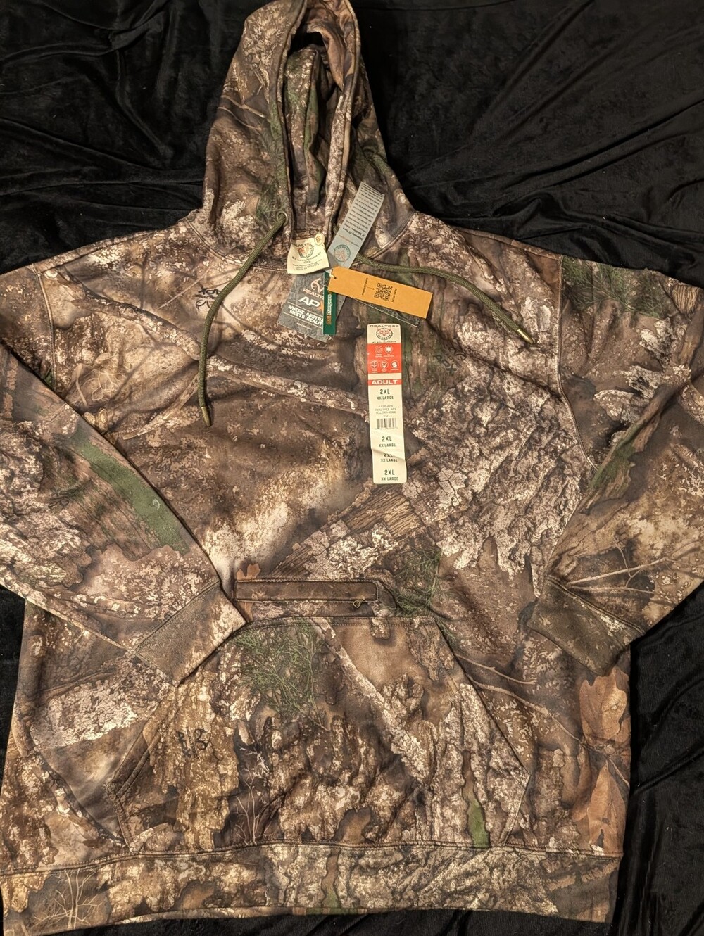 Realtree Brown and Green Camo Hoodie